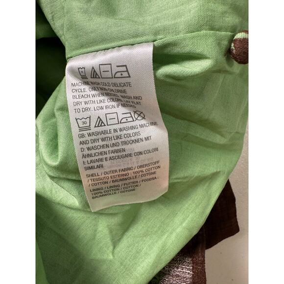 QVC Studio Park Regular Printed Dress w/ Removable Belt Green NWOT Size M - Picture 4 of 6